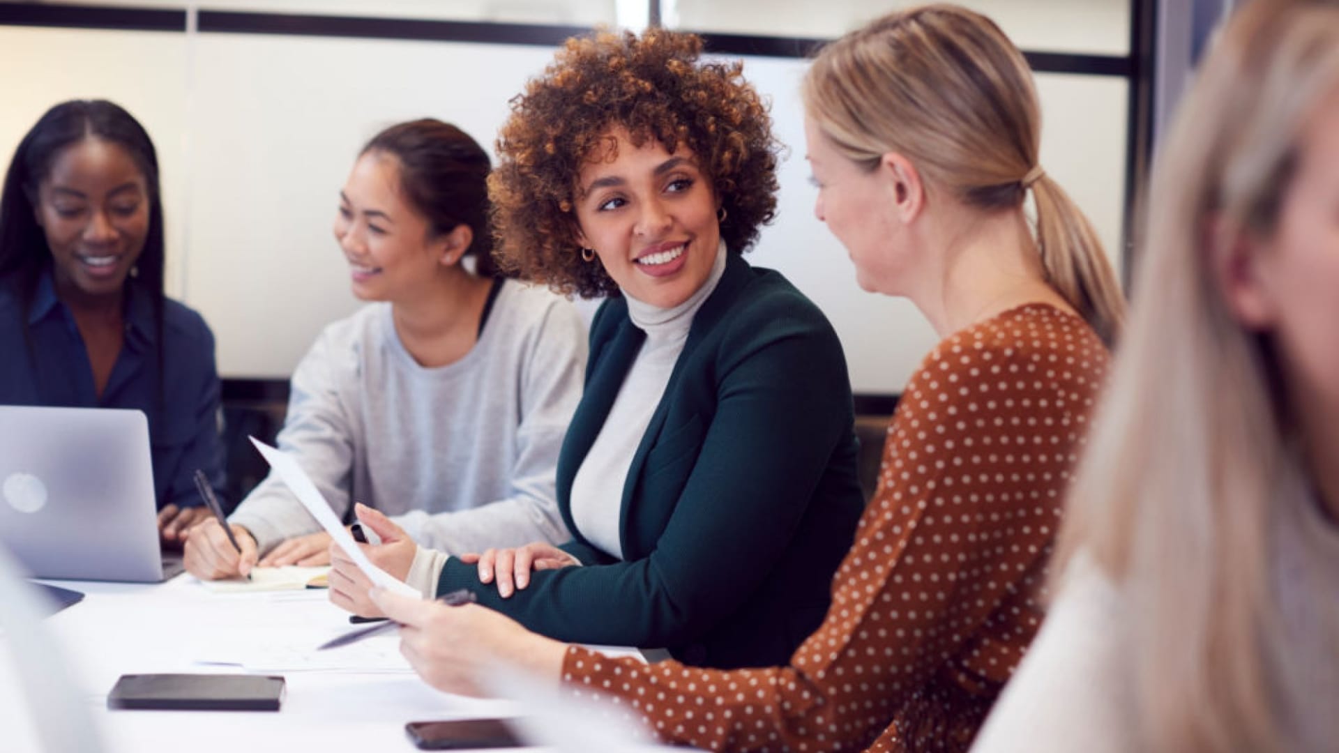 smiling-at-work-meeting