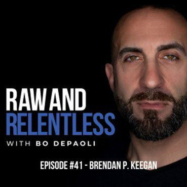 raw relentless podcast with brendan keegan cover image